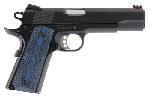 Colt 1911 Competition Govt Series 70 45 ACP, 5" Barrel, Steel Frame, Blue Finish, 8rd