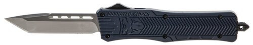 CobraTec CTK-1 Medium OTF, 3", 440C Stainless Steel, Tanto Black Blade, NYPD Blue Zinc-Aluminum Alloy
