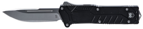 CobraTec Special Forces 3.25" OTF, D2 Steel, Drop Point, 6061-T6 Anodized Aluminum Black