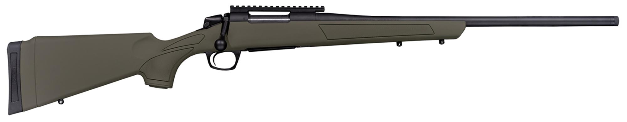 CVA Cascade Bolt Action Rifle CR3906G, 7mm-08 Rem, 22" Threaded Barrel, Black Cerakote Receiver, OD Green Synthetic Stock, 4 Rds