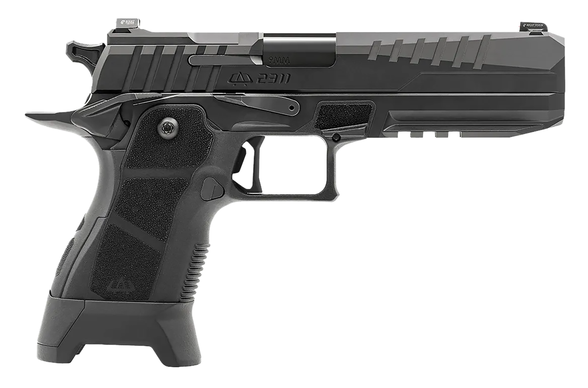 OA DEFENSE 2311 w/Plus Kit Optic Ready Pistol OA2311FLSZKITBLKSTD17, 9mm Luger, 5in, Black Polymer, Black Finish, 17 Rds