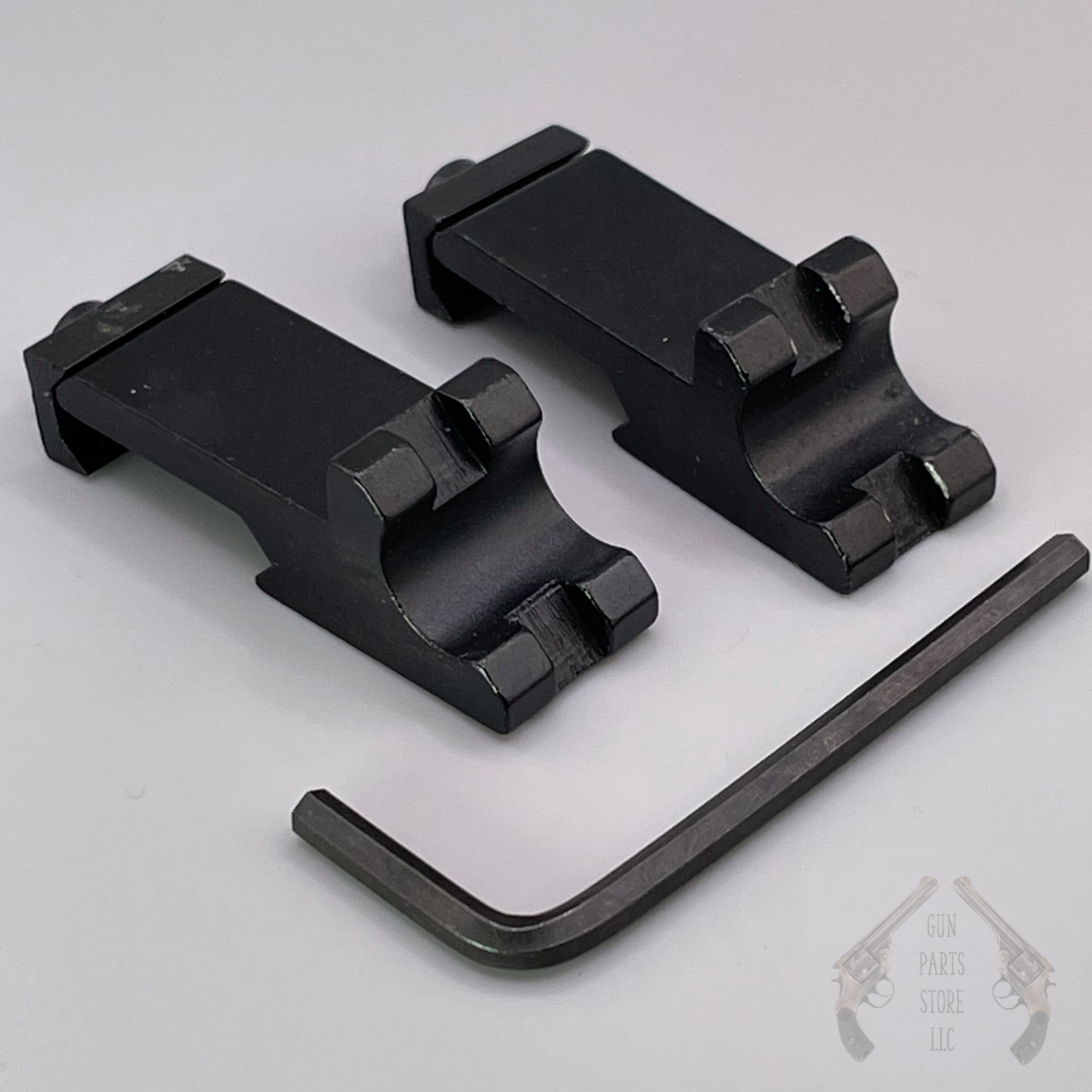 1 Slot 45 Degree Offset Rail Mount – Set