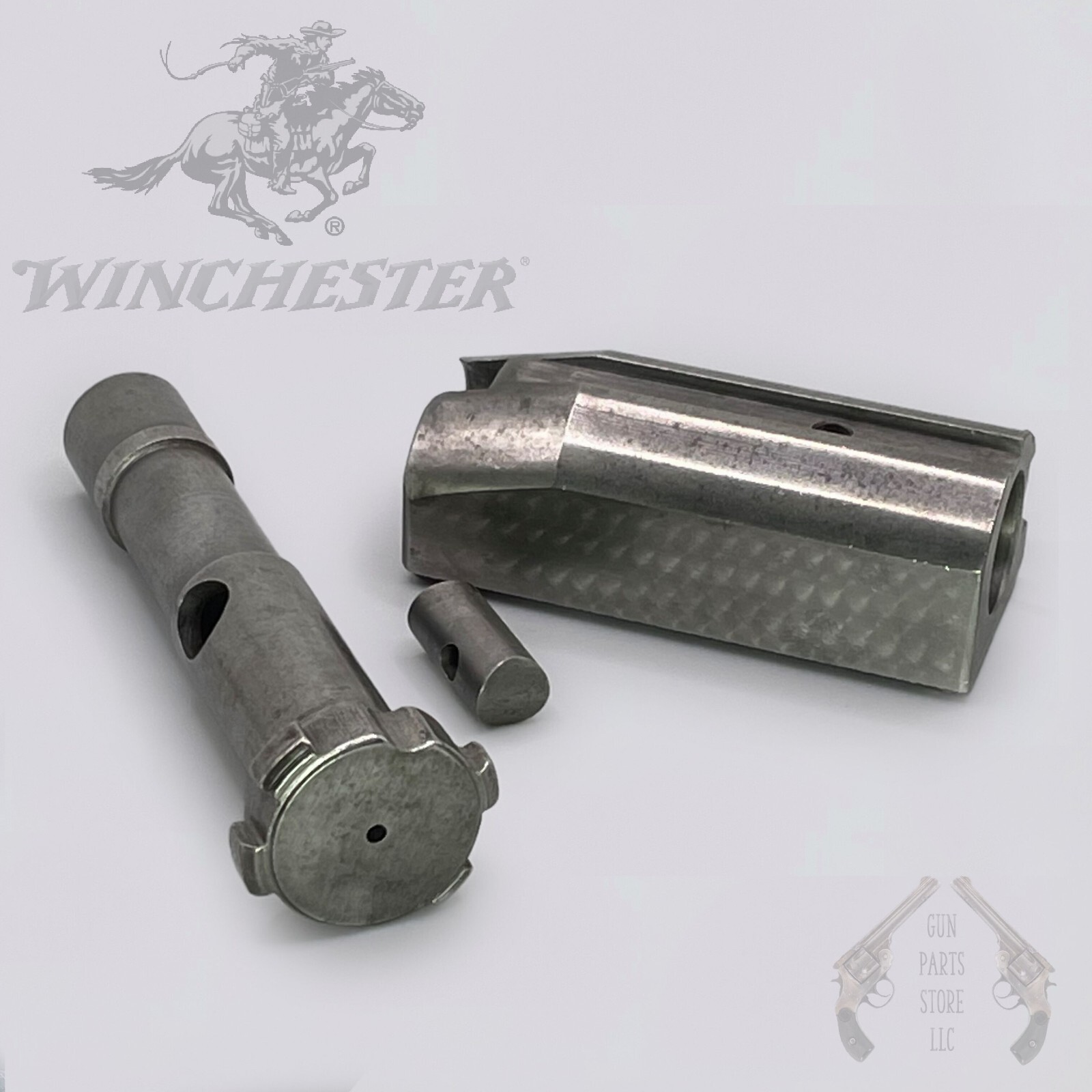 12 Ga Breech Bolt, Cam Pin & Jeweled Slide – WINCHESTER 1200 & 1300 – Stripped