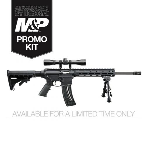 Smith & Wesson M&P 15-22 Sport Optics Ready .22LR Semi-Automatic Rifle w/Scope & Bipod #13065