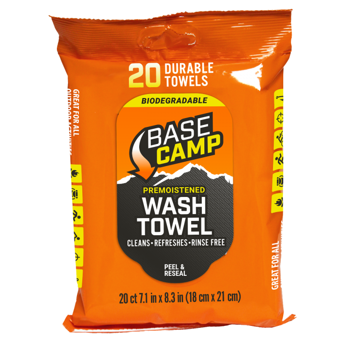Dead Down Wind Base Camp Biodegradable Wash Towel #1356