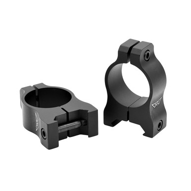 Warne Vapor 1" Medium Vertical Split Scope Rings Matte Black - V401M