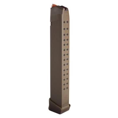 Factory FDE Glock 9mm 33 Round Capacity Extended Magazine 17/19/26/34/45/47 47463 Online Only