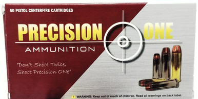 Precision One 357 Mag Ammunition *Seconds* 158 Grain Jacketed Hollow Point 50 Rounds