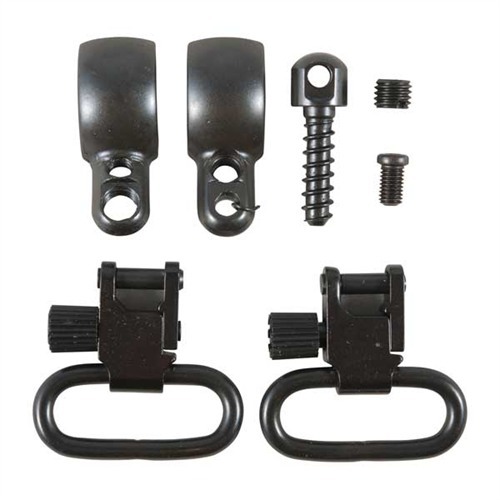Uncle Mike’s Quick Detachable Fits 1″ Sling Blued Steel Shotgun Sling Swivels #1595-2 **OPEN PKG**