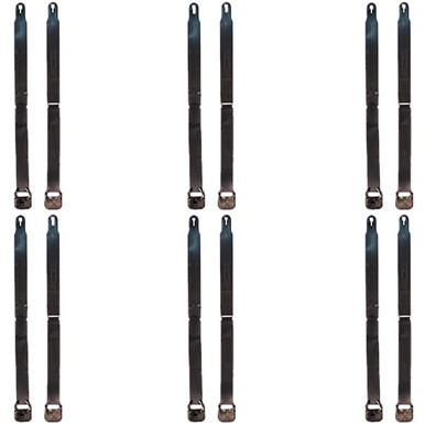 High Speed Gear 91LC12BK MOLLE Clips 12" MOLLE Mount Black 12 Pack