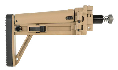B&T MBT Folding Stock Kit for APC9/40/45 Coyote Tan w/ Buffer - BT-361639-CT