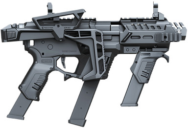Recover Tactical PIXPMGFST01 P-IX+Basic AR Platform Conversion Kit for Glock with Folding Stock - Black