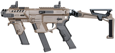 Recover Tactical PIXPMGFBR02 P-IX+ AR Platform Conversion Kit for Glock with Folding Brace - Tan