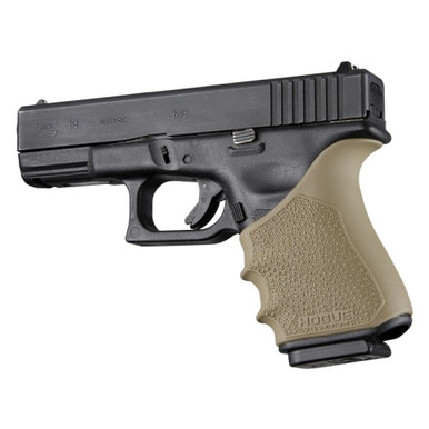 Hogue HandAll Beavertail Pistol Sleeve - Fits Glock 19, 23, 32, 38 (Gen 3-4), FDE