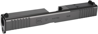 Glock 79009 Glock 17 Gen 3 Optics Ready Spare Slide - MOS Optics Cut, Black