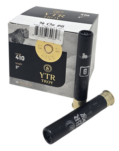 TROY YTR Ammunition YBR4103586 410 Gauge 3" 6 Shot - 25 Per Box