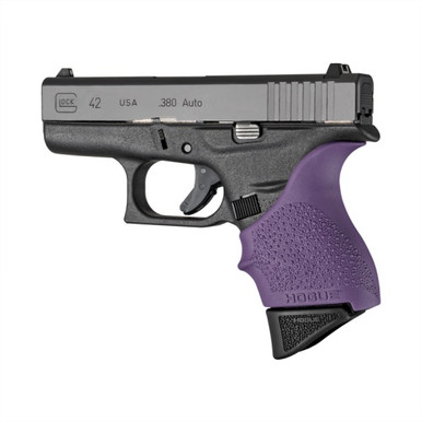 Hogue HandAll Beavertail Grip Sleeve Purple Glock 42 43 - 18206