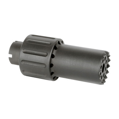 Midwest Industries Alpha Blast Diverter 24mm x 1.5 RH Black - MI-ALPHA-BD24MM