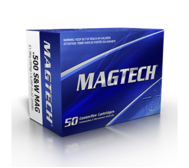 Magtech .500 S&W Mag. 325gr. SJSP-Flat 20rd Box #500B