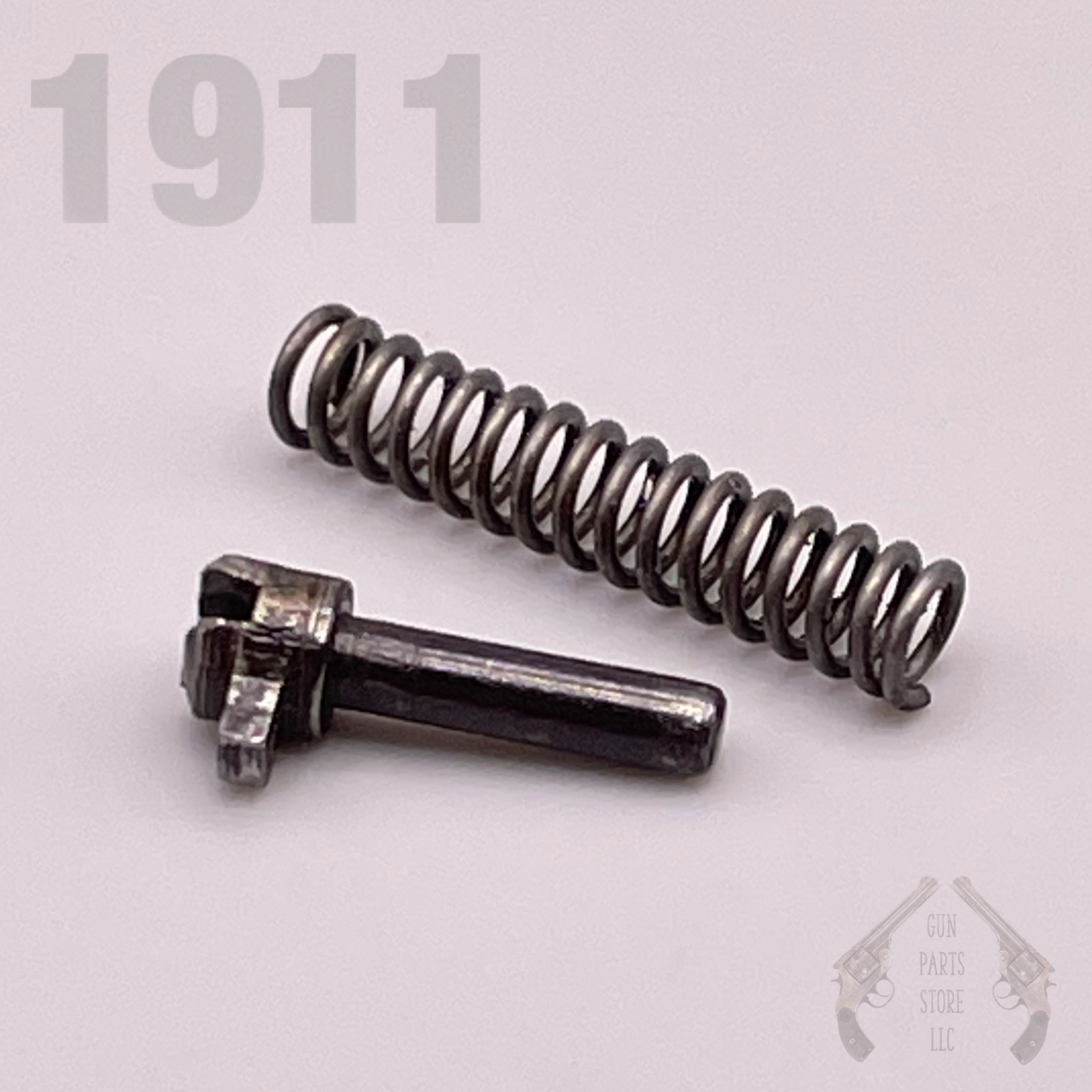 1911 Automatic Pistol Magazine Catch Lock & Spring – Blued Steel