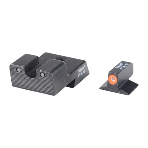 Trijicon 200527 CA128O: 1911 HD Night Sight Set - Orange Front Outline (fits Novak Low Mount Dovetail Cut) 600527