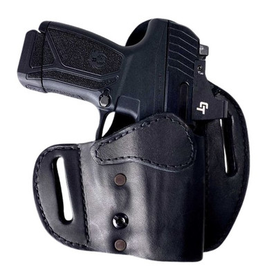 Urban Carry Holsters LL-OWB-RMR-223-BK-R Signature LockLeather Red Dot Ready OWB Holster for the Sig P365/P365X - Black Leather