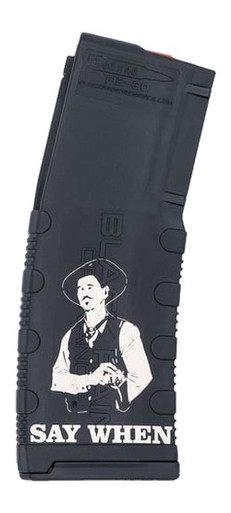Black Rain AR15 30 Round Polymer .223/5.56 Magazine - "Say When" Tombstone Edition