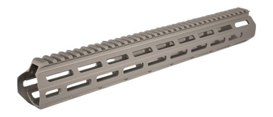 Q LLC 15" Honey Badger M-LOK AR Handguard Standalone Grey - 15-HB-MLOK-HG
