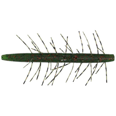 Yamamoto Fuzzy Senko 5" Watermelon Black & Red