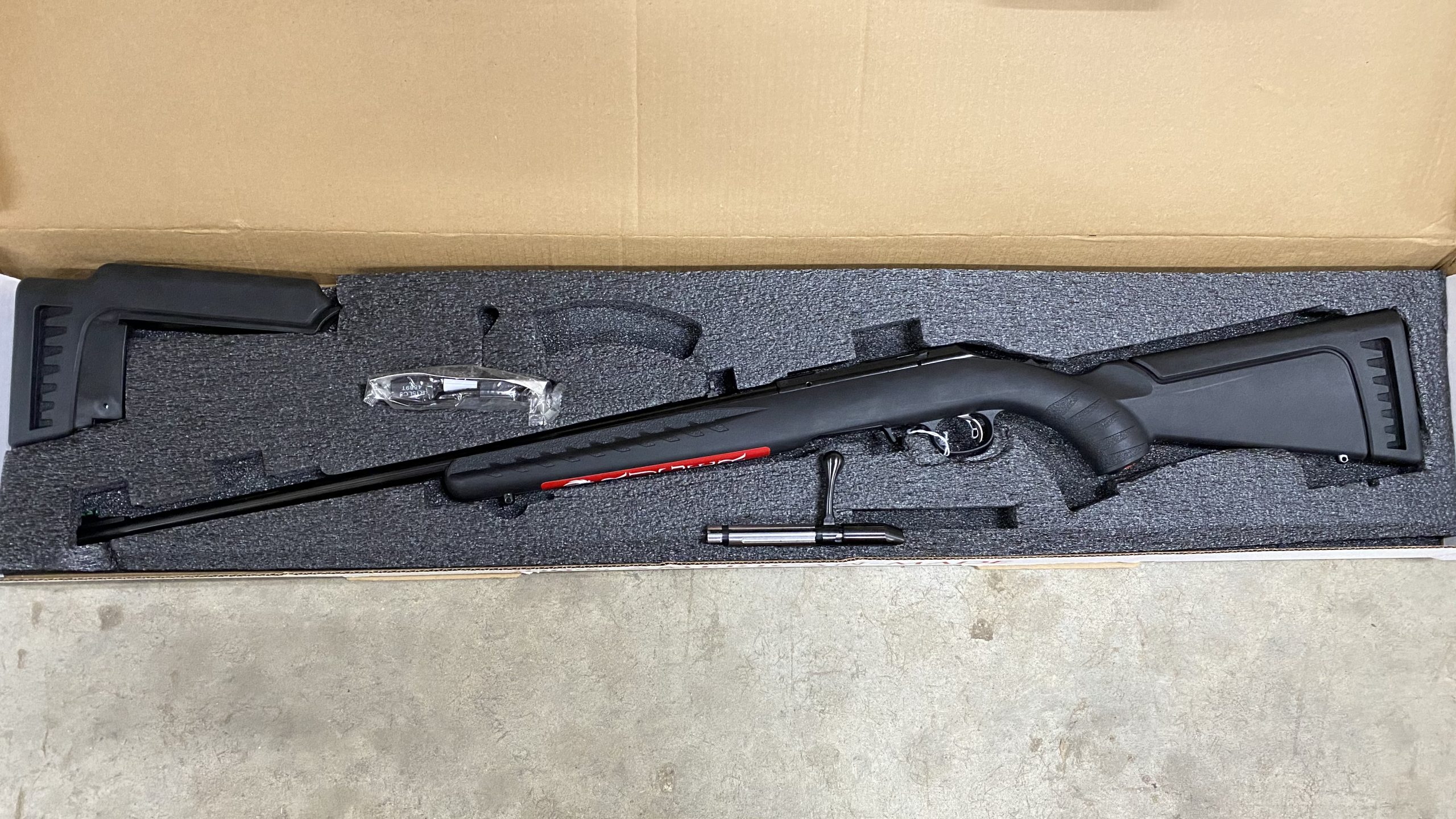 Used Ruger American Rifle 17 HMR Black Synthetic One Mag