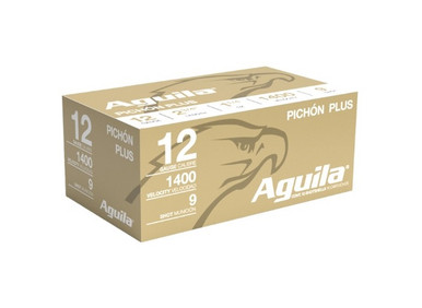 Aguila 12 Gauge Ammunition 1CHB129CASE 2-3/4" 9 Shot 1-1/4 oz CASE 250 Rounds