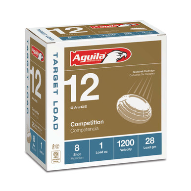 Aguila 12 Gauge Ammunition 1CHB1305CASE 2 3/4" 1oz #8 Shot Case 250 Rounds