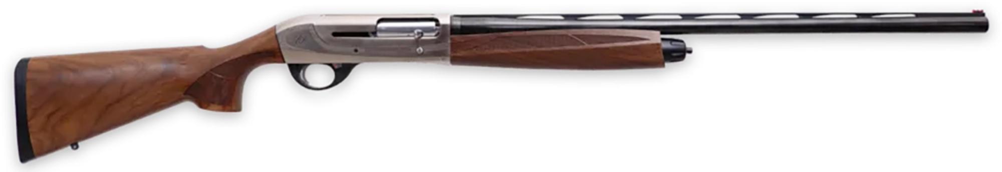 Weatherby 18i Deluxe Full Size Shotgun ID21228MAG, 12 Gauge, 28", 3" Chmbr, Fixed Stock, Engraved Nickel Finish, Walnut Stock