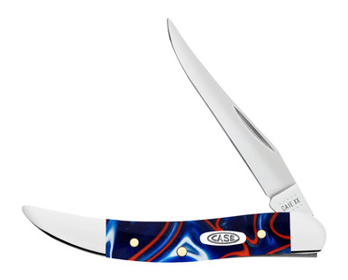 Case Patriotic Texas Toothpick 2.25" Tru-Sharp SS Mirror Blade Kirinite - 11202