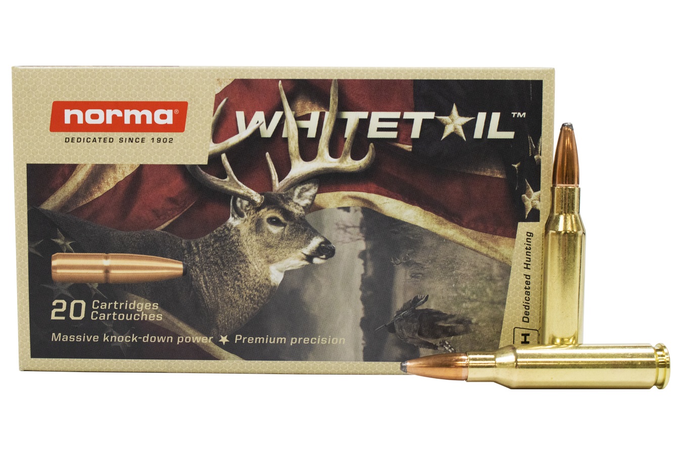Norma Whitetail 7mm-08 Rem. 150gr. PSP 20rd Box #20171502