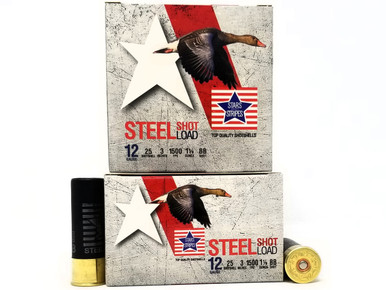 Stars and Stripes 12 Gauge CP33220 3” BB Shot 1-1/8 oz 1500FPS 250 Rounds