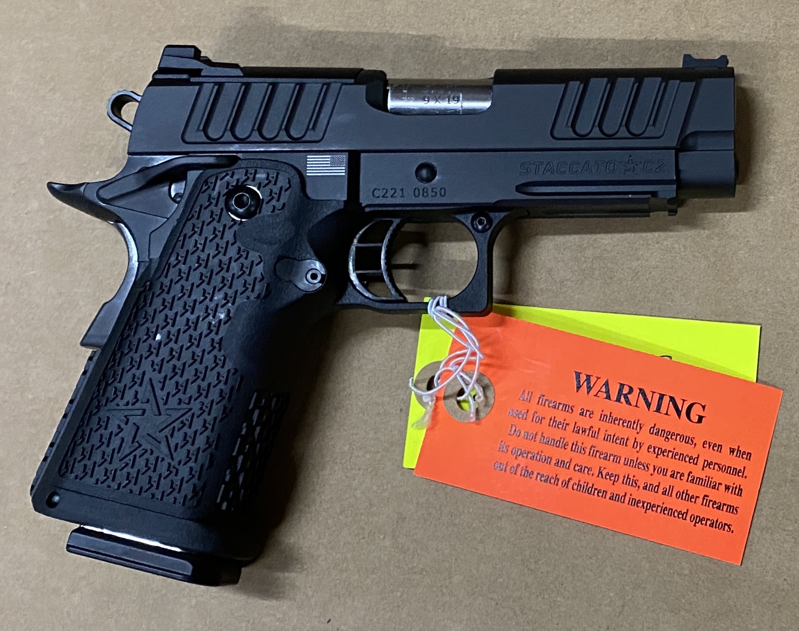 Staccato C2 DPO Carry 9mm 16 Round Capacity Optics Ready 2011