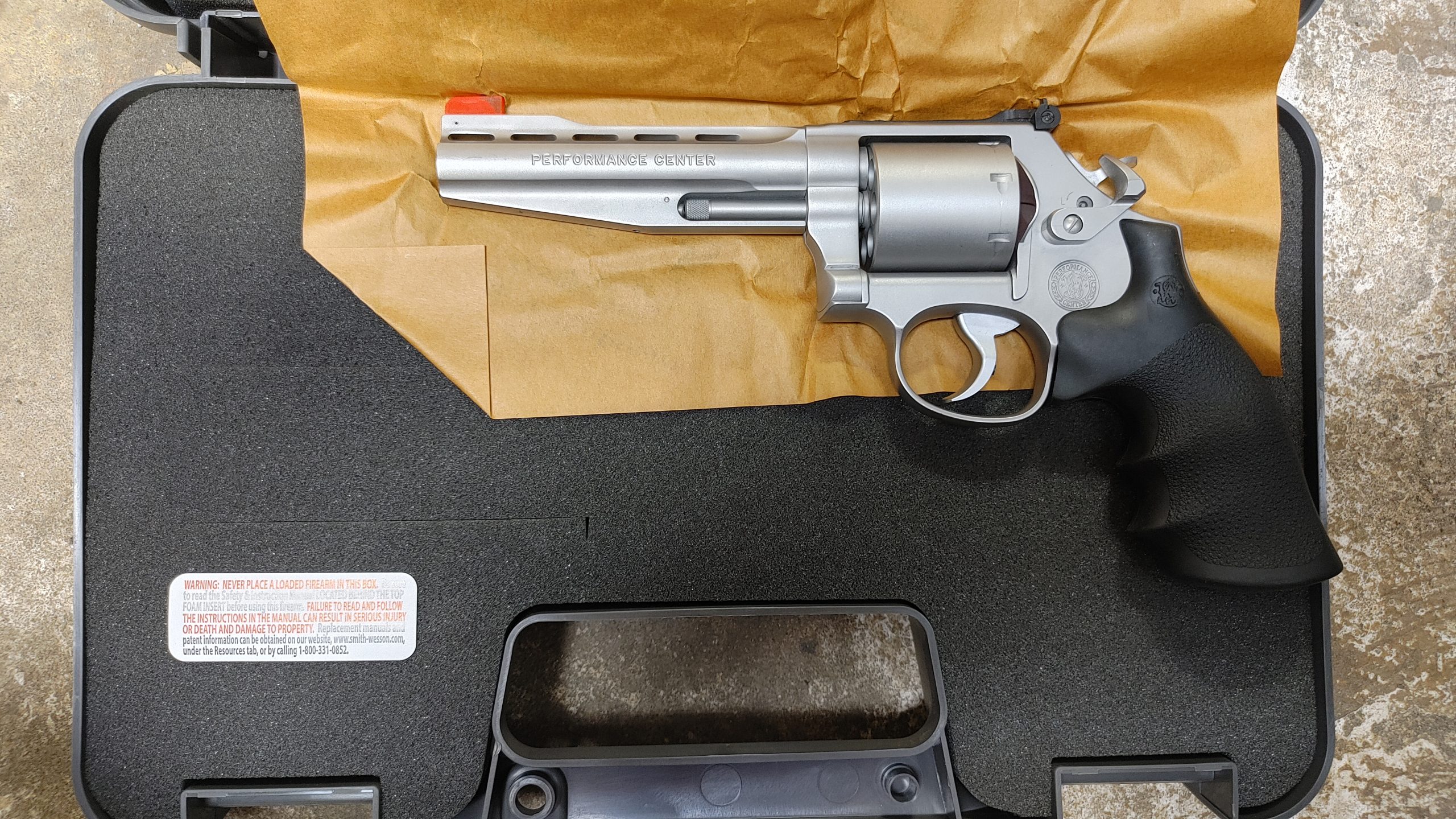 Used Smith & Wesson PC 686-6 5" Plus Vented 7 Shot 357 Mag
