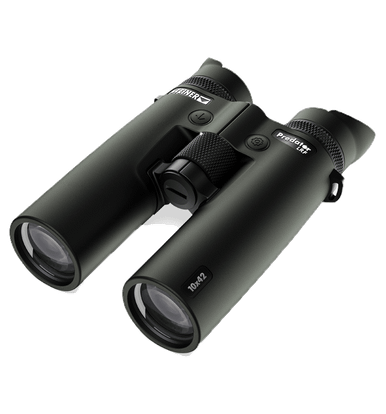 Steiner Predator 10x42 LRF Binocular - Laser Range Finding Binos, Neck strap, Carry Case, Matte Black Finish