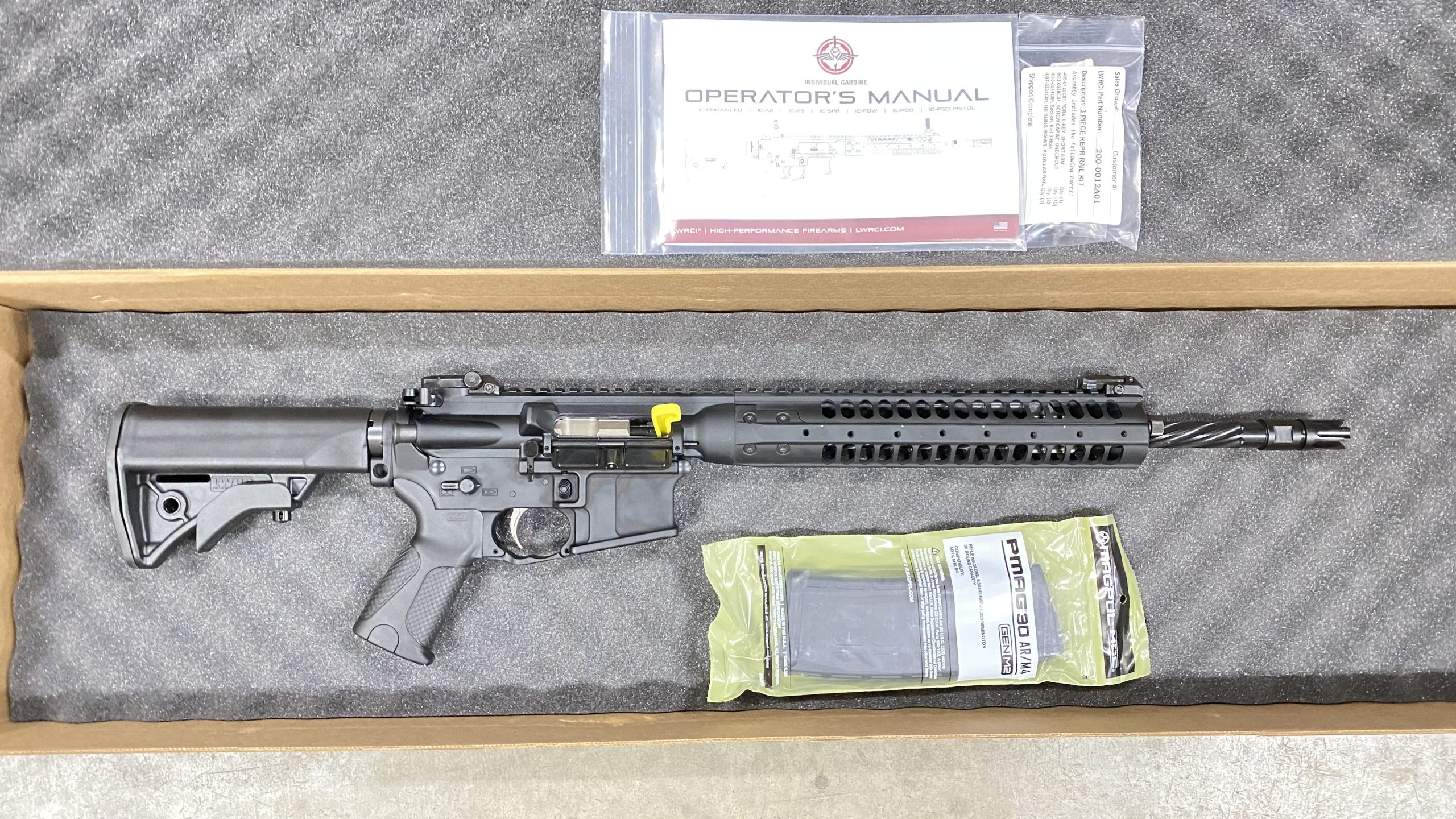 LWRC IC SPR 5.56 NATO Piston AR-15 16" Barrel ICR5B16SPRMS