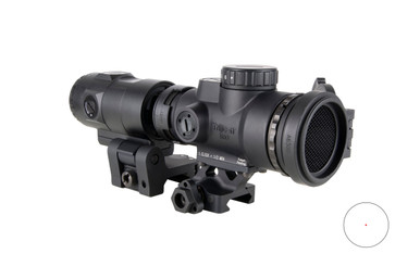 Trijicon MRO SD Patrol Red Dot Sight w/ 3x Magnifier Combo - Full Co-Witness Height, Black Finish