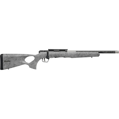 Savage B22 TimberLite Thumbhole Rifle 22 WMR 18 in. Grey Stock/Black Webbing 10 rd
