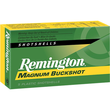 Remington Express Magnum Buffered Buckshot Loads 12 ga. 2.75 in. 12 Pellet 00 Buck Shot 5 rd.