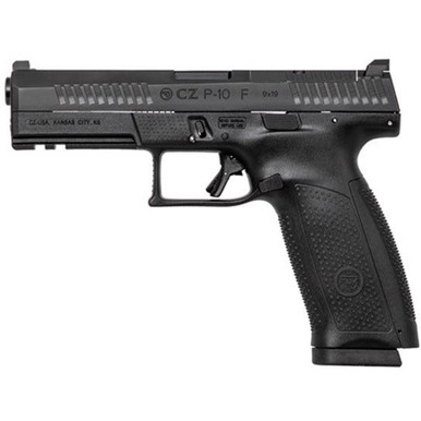 CZ 10 F Optic Ready Pistol 9mm 4.5 in. Black 19+1 rd.