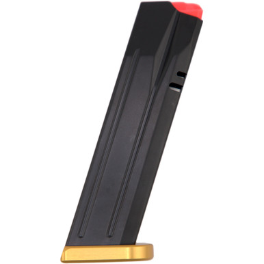 CZ Pistol Magazine 9mm 19 rd ComReady Gld Base Pad Fits 10 F,09
