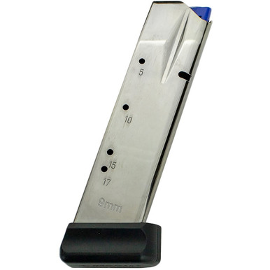 CZ Pistol Magazine 9mm 19 rd. Nkl 75, S01, Shadow 2 +2 Plastic Base