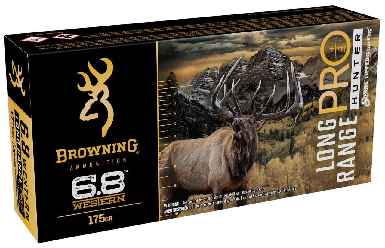 Browning Long Range Pro Hunter 6.8 Western 175gr. Polymer Tip 20rd Box #B192500682