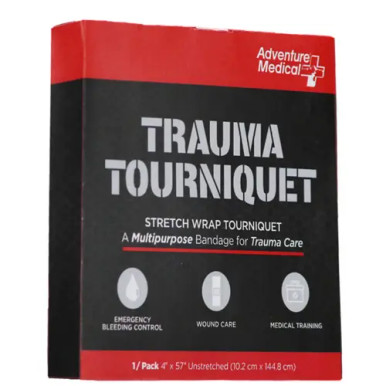 Adventure Medical 2064-0017 Trauma Tourniquet | Simple Stretch Rubber Tourniquet for IFAK & Emergency Kits