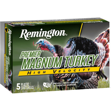 Remington Premier High Velocity Magnum Turkey Load 12 ga. 3 in. 1 3/4 oz. 5 Shot 5 rd.