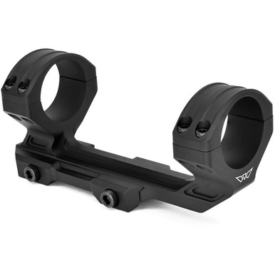 Warne Hyperlight MSR Mount Matte Black 1 in.